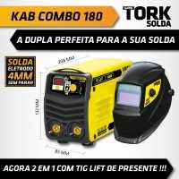 COMBO INVERSORA DE SOLDA + MÁSCARA AUTOMÁTICA SUPER TORK