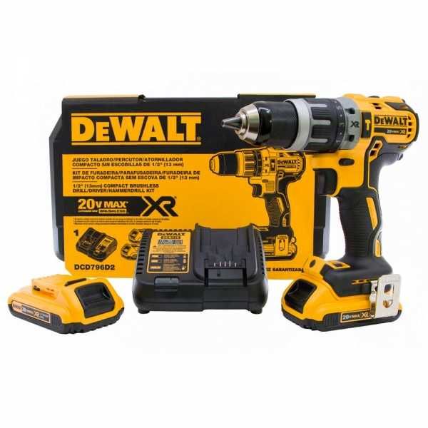 Com sua potência de 20V, a Furadeira Parafusadeira Dewalt DCD796 oferece uma combinação impressionante de força e versatilidade.